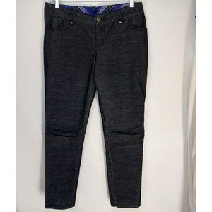 COLUMBIA GRAY THIN CORDUROY STRAIGHT WOMEN'S CORDUROY PANTS SIZE:12